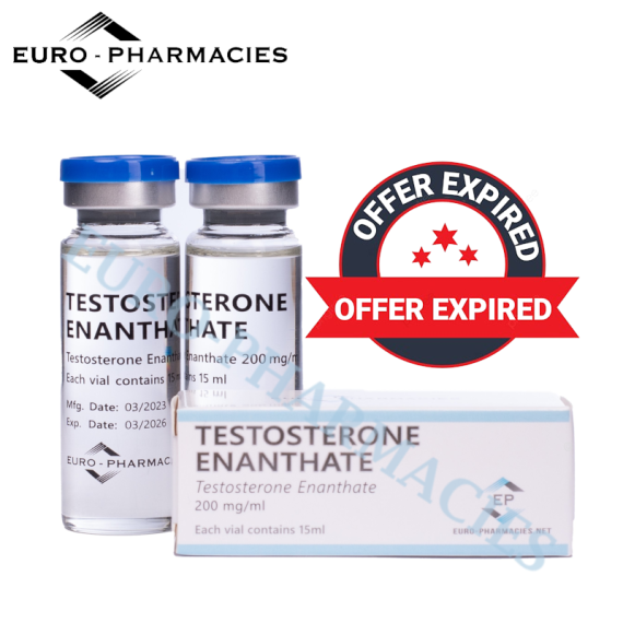 Testosterone Enanthate - 200mg/ml, 15ml/vial - Euro-Pharmacies - USA