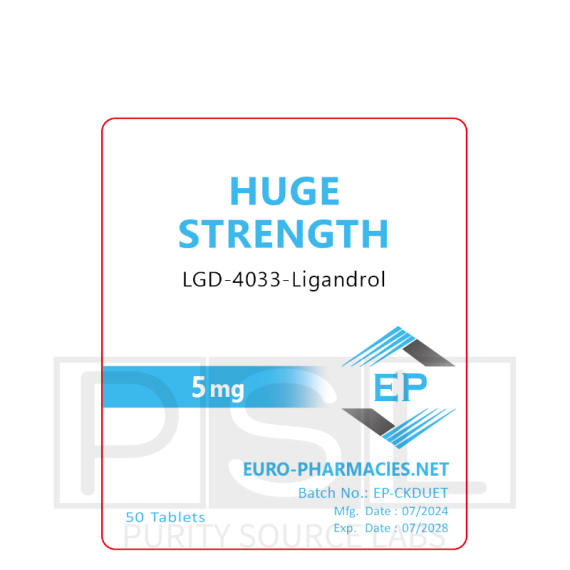 Huge strength (LGD4033) - 5mg/tab - 50 tab - Euro-Pharmacies
