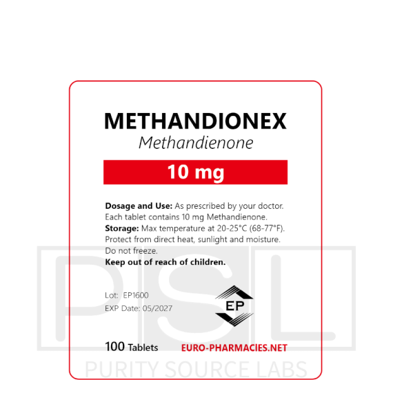 Methandionex 10 (Dianabol) - 10mg/tab, 100 pills/bag - Euro-Pharmacies - USA