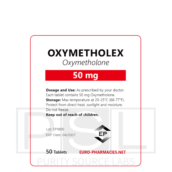 Oxymetholex (Anadrol) - 50mg/tab, 50 pills/bag - Euro-Pharmacies - USA