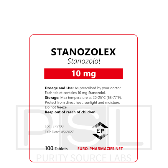 Stanozolex (Winstrol) - 10mg/tab, 100 pills/bag - Euro-Pharmacies