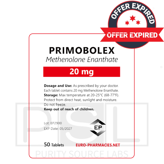 Primobolex (Primobolan depot) - 20mg/tab, 50 pills/bag - Euro-Pharmacies -USA