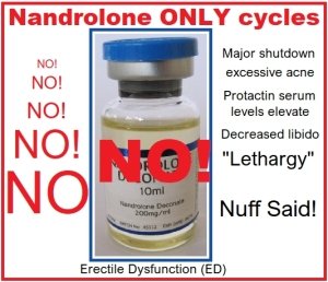 Deca only cycles "NO! NO! NO!"